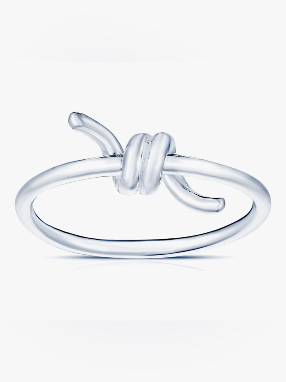 Gorgeous Neiman Marcus Sterling silver Knot Ring size 8